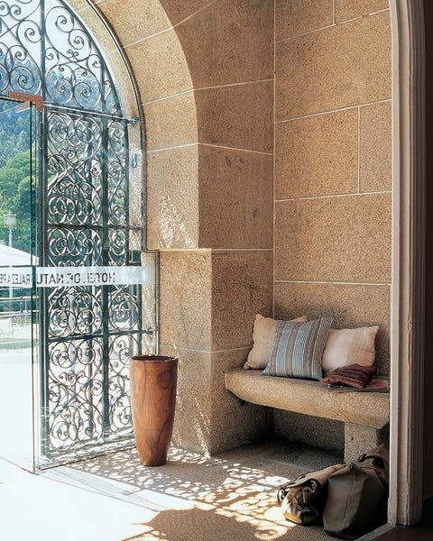 Wall, Floor, Flooring, Interior design, Fixture, Arch, Flowerpot, Throw pillow, Pillow, Still life photography, 
