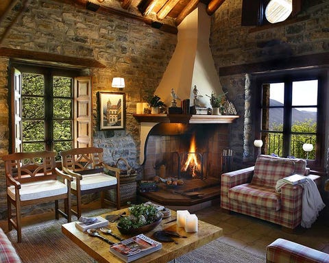 Wood, Lighting, Room, Interior design, Living room, Green, Home, Property, Wall, Furniture, 