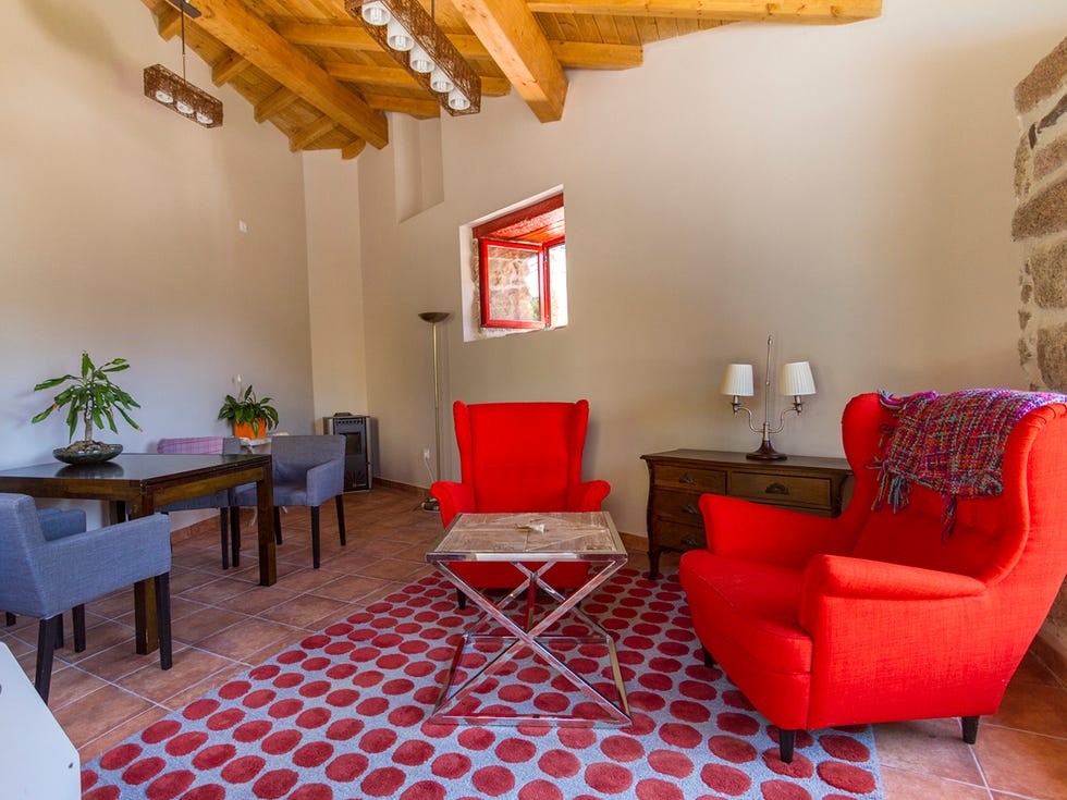 Room, Property, Furniture, Building, Interior design, Living room, Floor, Table, House, Ceiling, 