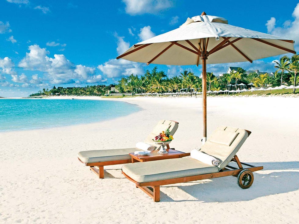 Outdoor furniture, Vacation, Sunlounger, Caribbean, Umbrella, Furniture, Summer, Tropics, Resort, Shade, 