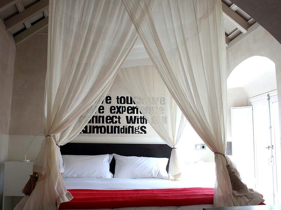 Canopy bed, Bed, Room, Curtain, Furniture, Bedroom, Mosquito net, Property, Interior design, four-poster, 
