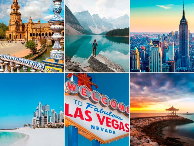 Landmark, Collage, Travel, Art, Tourism, Sky, Illustration, City, Stock photography, Architecture, 