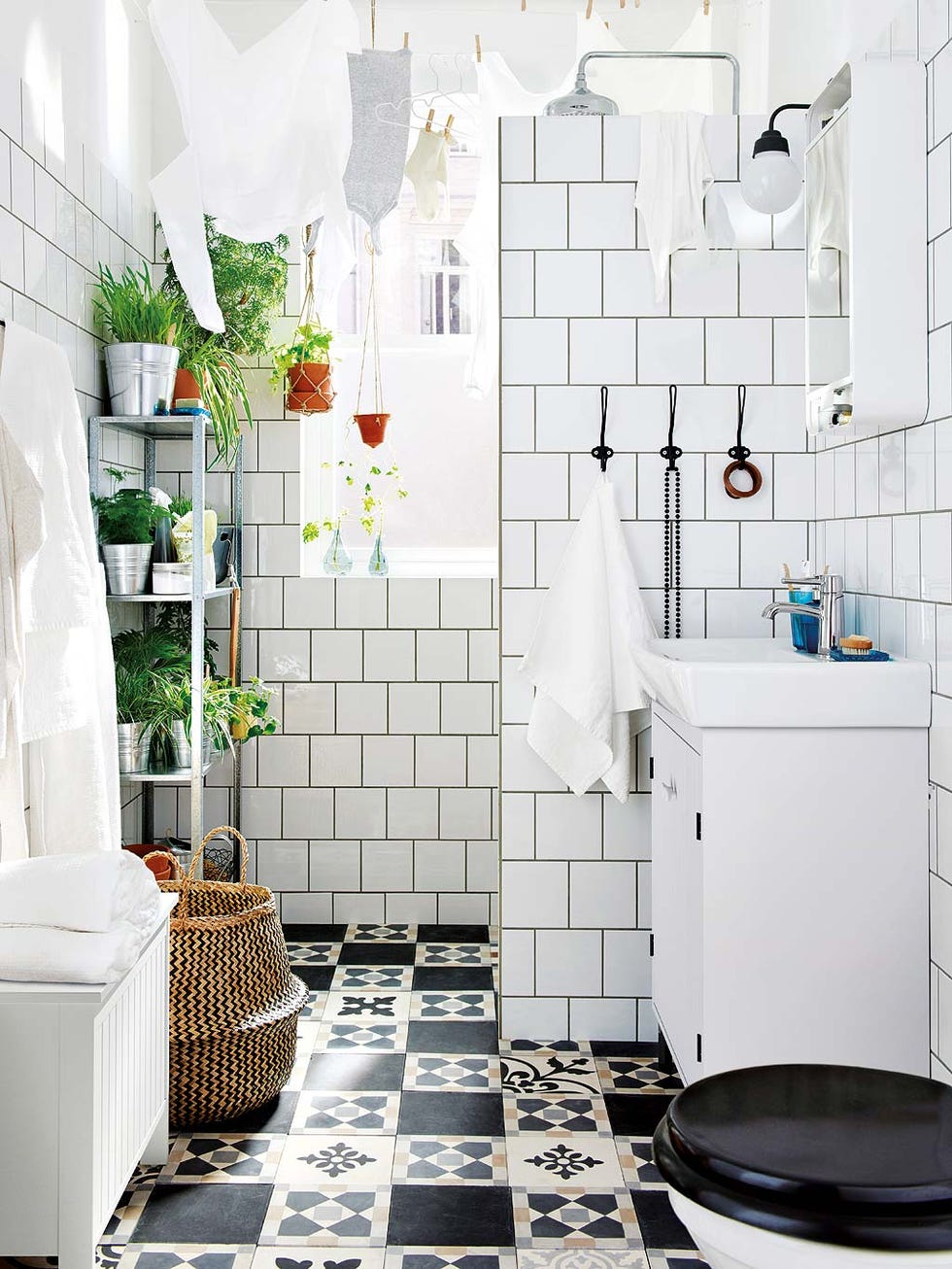 baño pequeño con ducha de obra