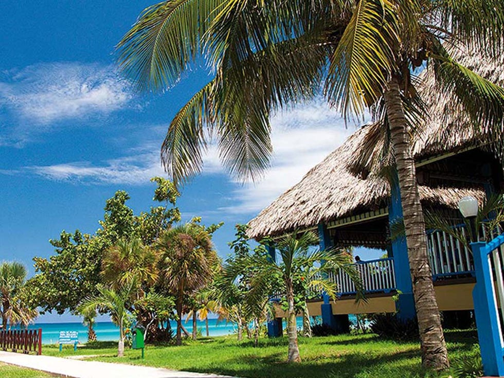 Tropics, Property, Tree, House, Palm tree, Sky, Vacation, Resort, Arecales, Turquoise, 
