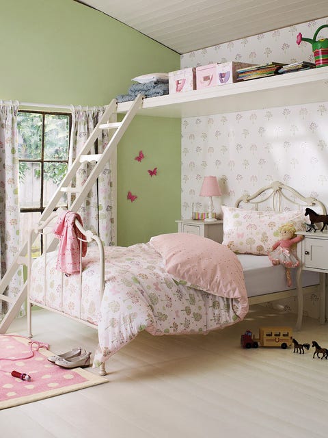 Bed, Room, Interior design, Bedding, Bedroom, Floor, Textile, Bed sheet, Wall, Pink, 
