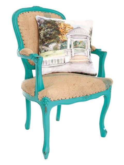 Blue, Green, Teal, Turquoise, Aqua, Azure, Chair, Natural material, Cushion, Armrest, 