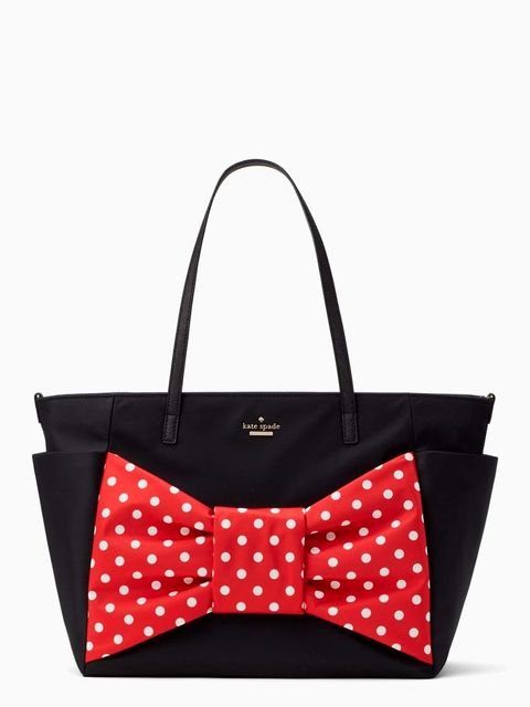 Bag, Handbag, White, Black, Red, Pattern, Fashion accessory, Design, Polka dot, Shoulder bag, 