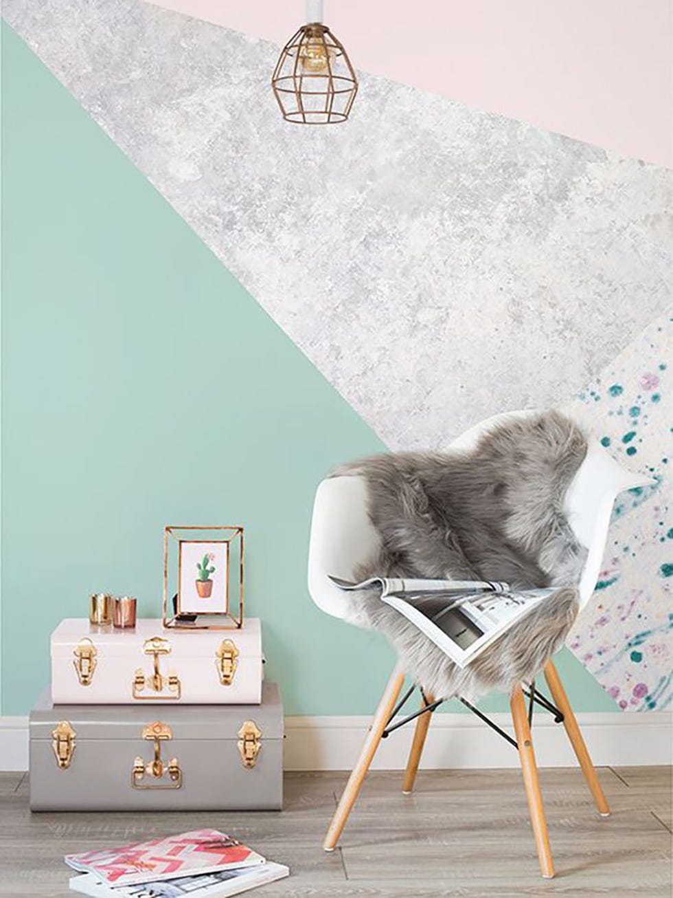 Wall, Room, Floor, Furniture, Wallpaper, Interior design, Table, Design, Flooring, House, 