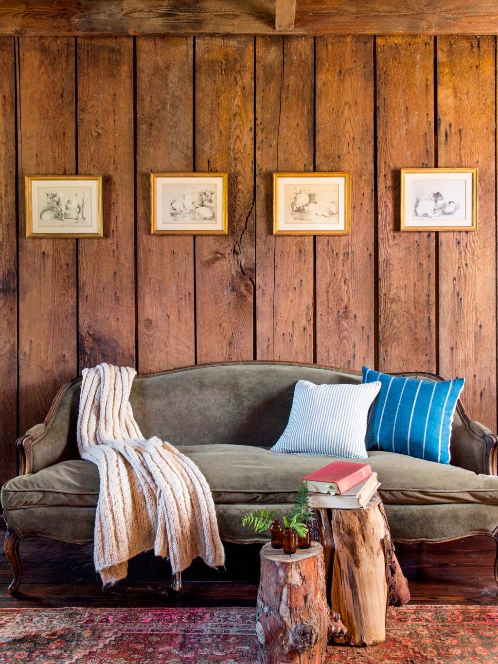 Wood, Brown, Hardwood, Wall, Room, Interior design, Couch, Wood stain, Living room, Pillow, 