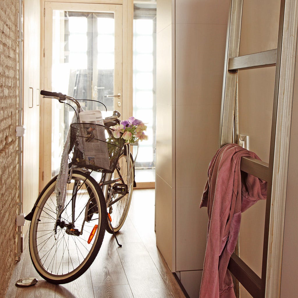 Guardar la bici en casa