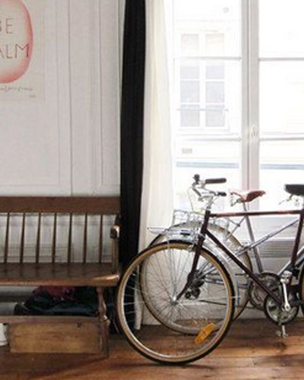 15 soluciones creativas para guardar la bici en casa
