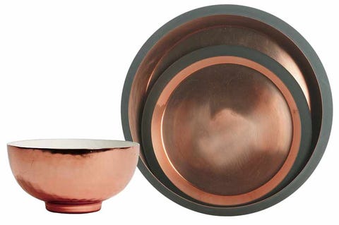 Brown, Serveware, Peach, Dishware, Maroon, Tan, Mixing bowl, Still life photography, Metal, Circle, 