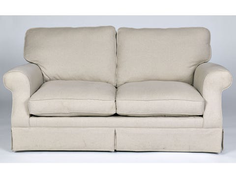 Brown, White, Couch, Living room, Interior design, Furniture, Room, Style, Wall, Rectangle, 