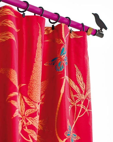 Textile, Red, Magenta, Bird, Maroon, Feather, Silk, Visual arts, Wing, Beak, 