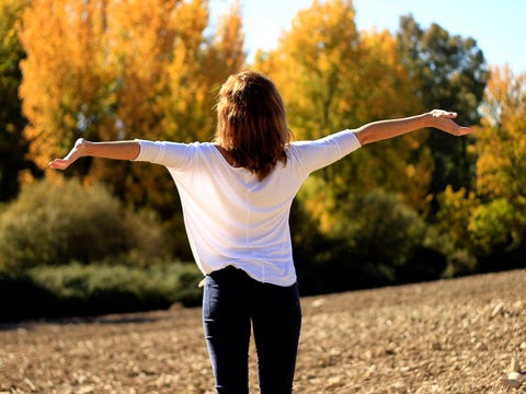 People in nature, Nature, Light, Happy, Sky, Shoulder, Arm, Sunlight, Tree, Beauty, 