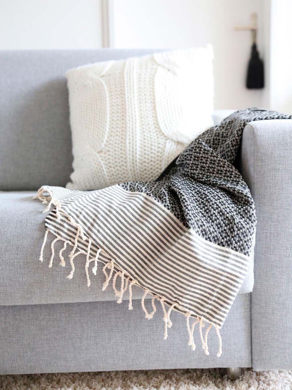 Room, Beige, Textile, Furniture, Pattern, Linens, Design, Linen, Bedding, Interior design, 