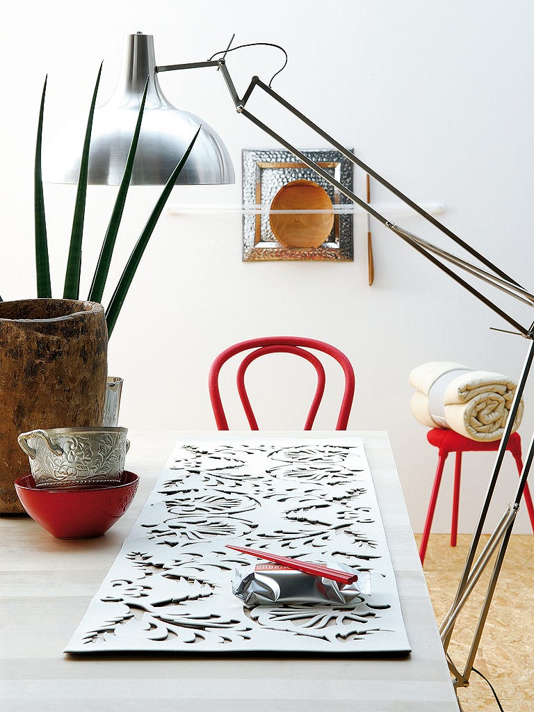 Red, Table, Interior design, Room, Furniture, Design, Coffee table, Branch, Twig, Still life photography, 