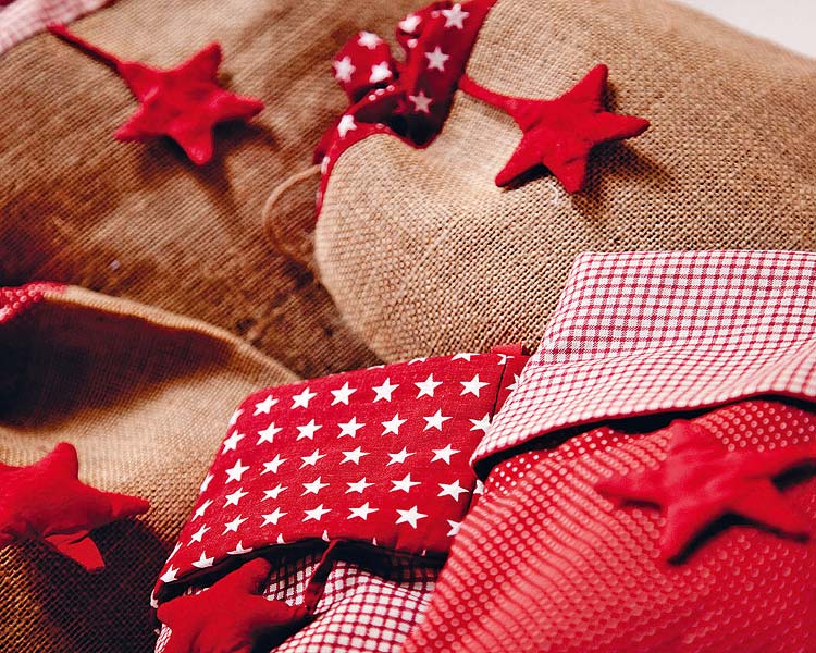 envolver regalos de navidad con telas
