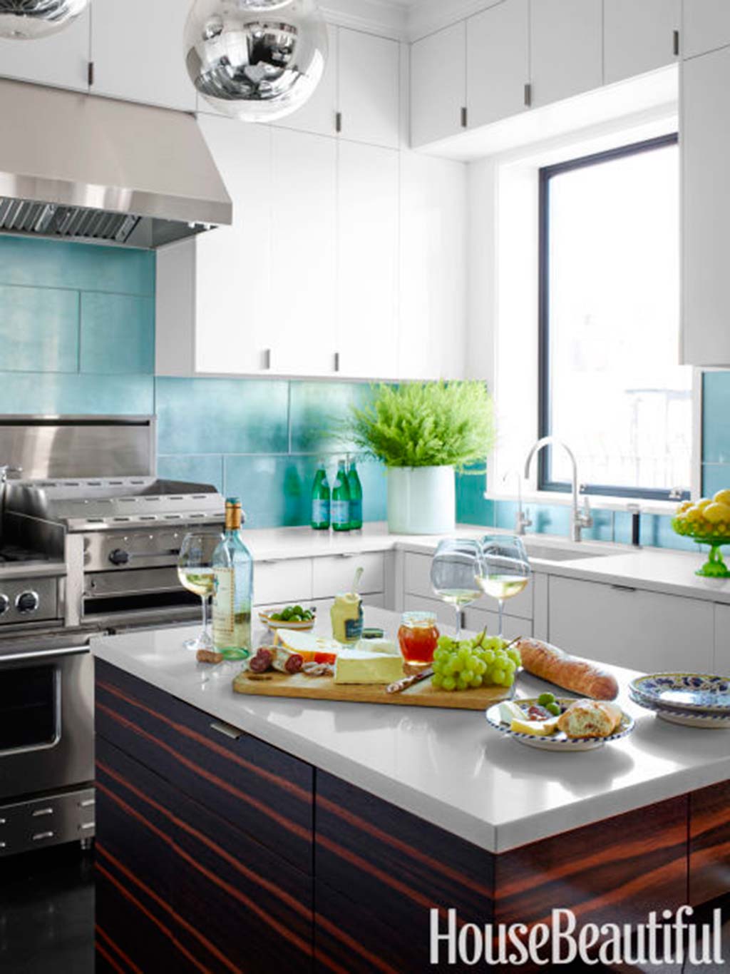 Countertop, Kitchen, White, Room, Cabinetry, Green, Furniture, Interior design, Property, Kitchen stove, 