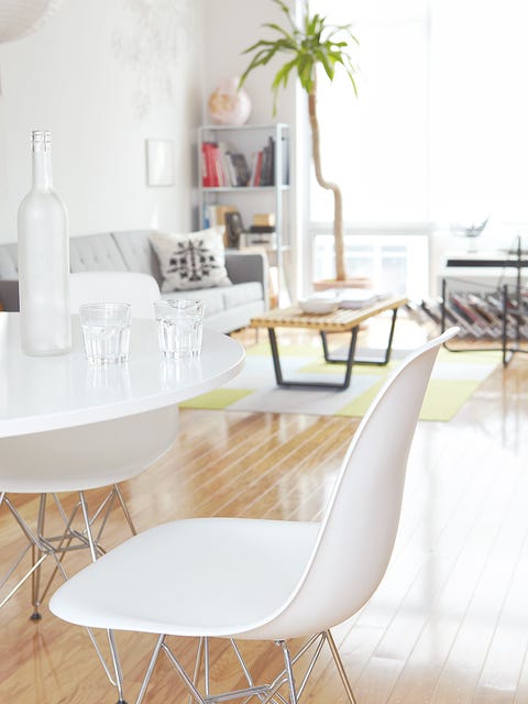 Furniture, White, Table, Room, Dining room, Chair, Product, Interior design, Coffee table, Floor, 