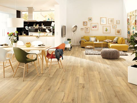 Laminate flooring, Floor, Wood flooring, Flooring, Room, Interior design, Living room, Hardwood, Furniture, Property, 