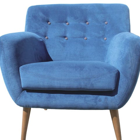 Blue, Product, Furniture, Chair, Comfort, Black, Electric blue, Armrest, Club chair, Design, 