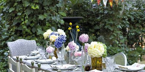 Tablecloth, Furniture, Table, Linens, Flower, Petal, Bouquet, Lavender, Home accessories, Chair, 