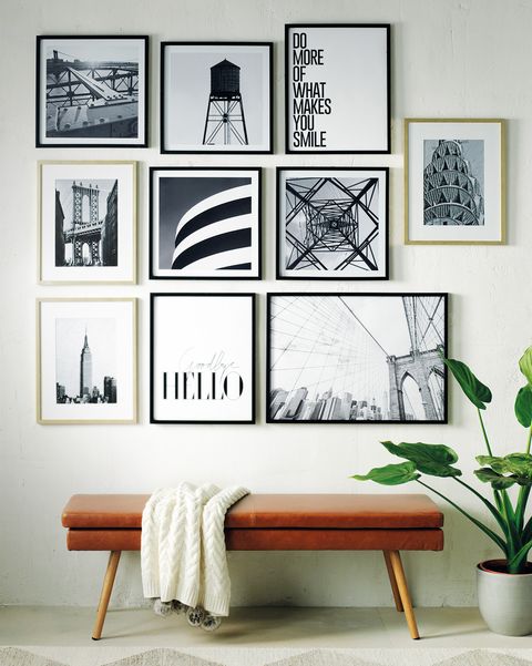 Ya que Móvil La nuestra 35 Ideas para decorar las paredes con cuadros y fotografías