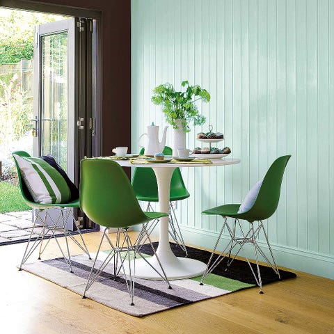 Green, Wood, Floor, Room, Flooring, Interior design, Furniture, Chair, Table, Hardwood, 