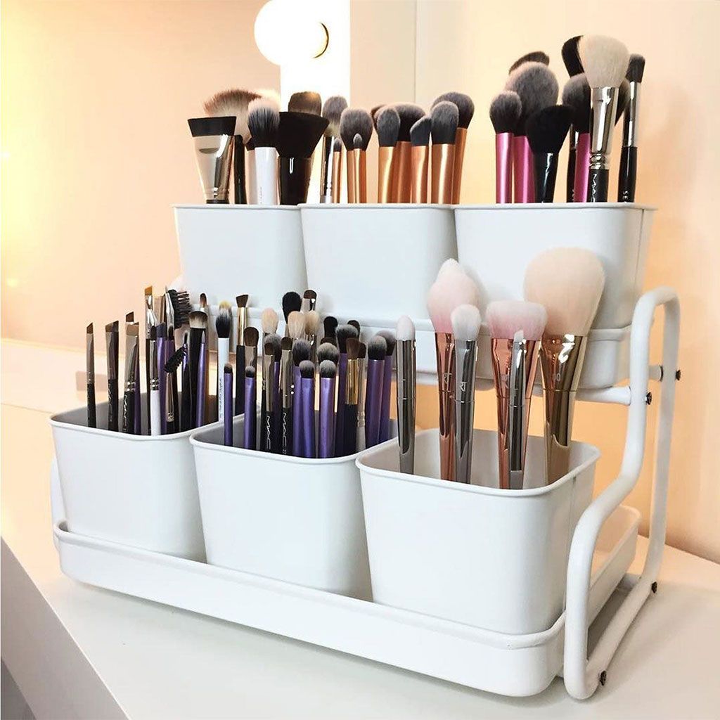 Trucos para guardar el maquillaje fuera del ba o