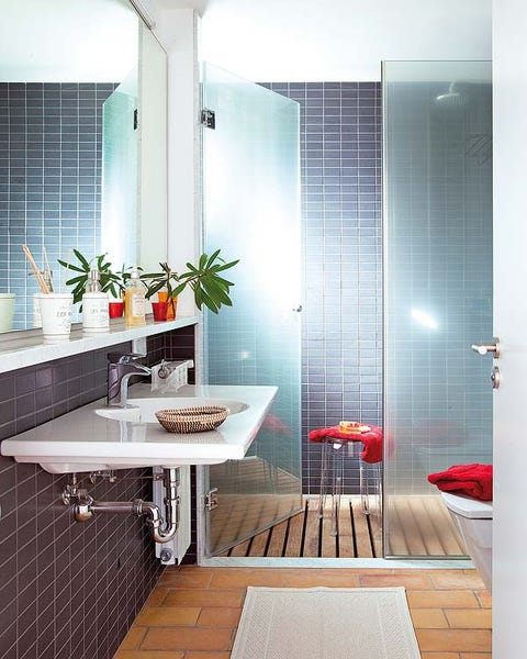 Plumbing fixture, Architecture, Room, Tile, Property, Interior design, Floor, Glass, Flooring, Wall, 