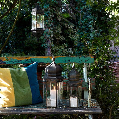 Lighting, Garden, Light fixture, Temple, Yard, Tarpaulin, Idiophone, 