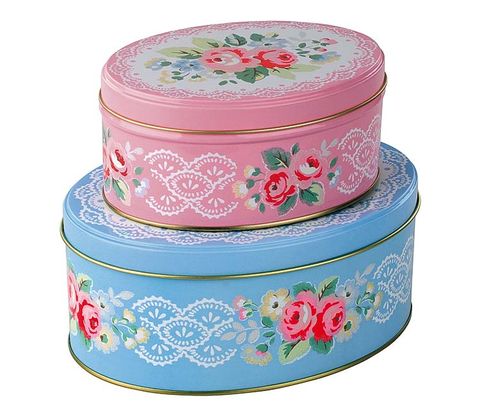 Box, Pink, Tin, Lid, Metal, Food storage containers, 