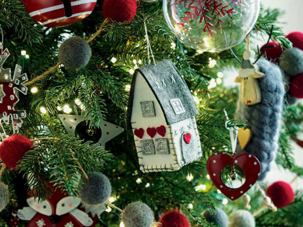 de madera de Navidad Decoración Colgante Vintage Nórdico Hazlo tú mismo hueco Navidad 3 un 
