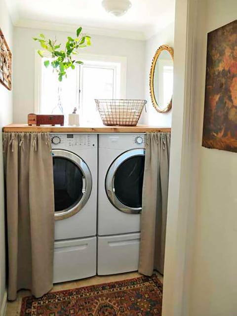 Room, Laundry room, Property, Furniture, Interior design, Floor, House, Cabinetry, Laundry, Countertop, 