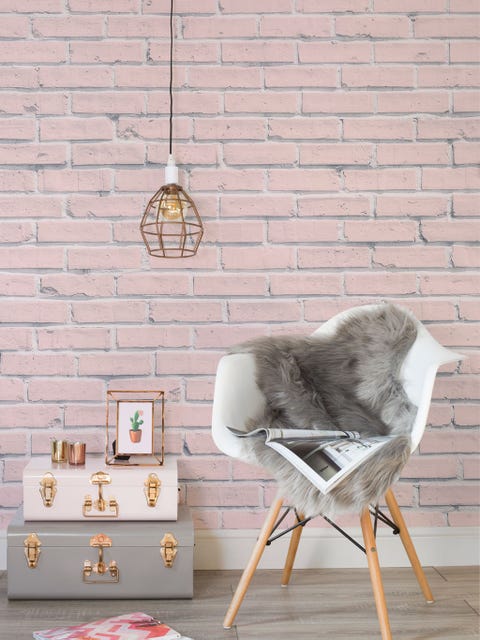Wood, Wall, Brick, Grey, Light fixture, Home accessories, Brickwork, Interior design, Building material, Still life photography, 