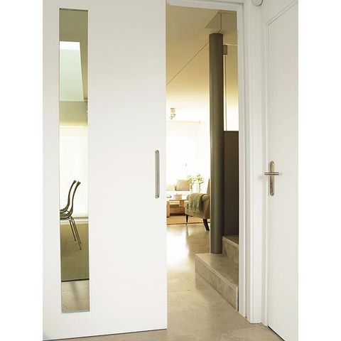 Floor, Flooring, Wall, Fixture, Door, Home door, Door handle, Handle, Tile, Shoulder bag, 