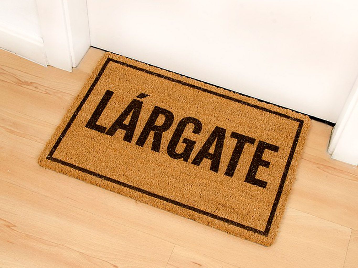 Font, Mat, Floor, Text, Wood, Flooring, Room, Beige, Door mat, Rectangle, 