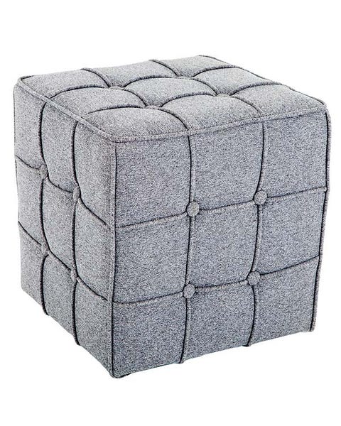 Rectangle, Grey, Square, Silver, Natural material, Ottoman, Toy block, 