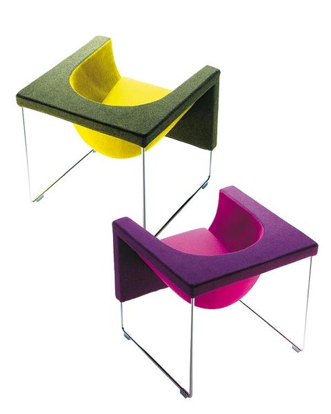 Furniture, Purple, Chair, Black, Magenta, Material property, Plastic, Armrest, Velvet, 