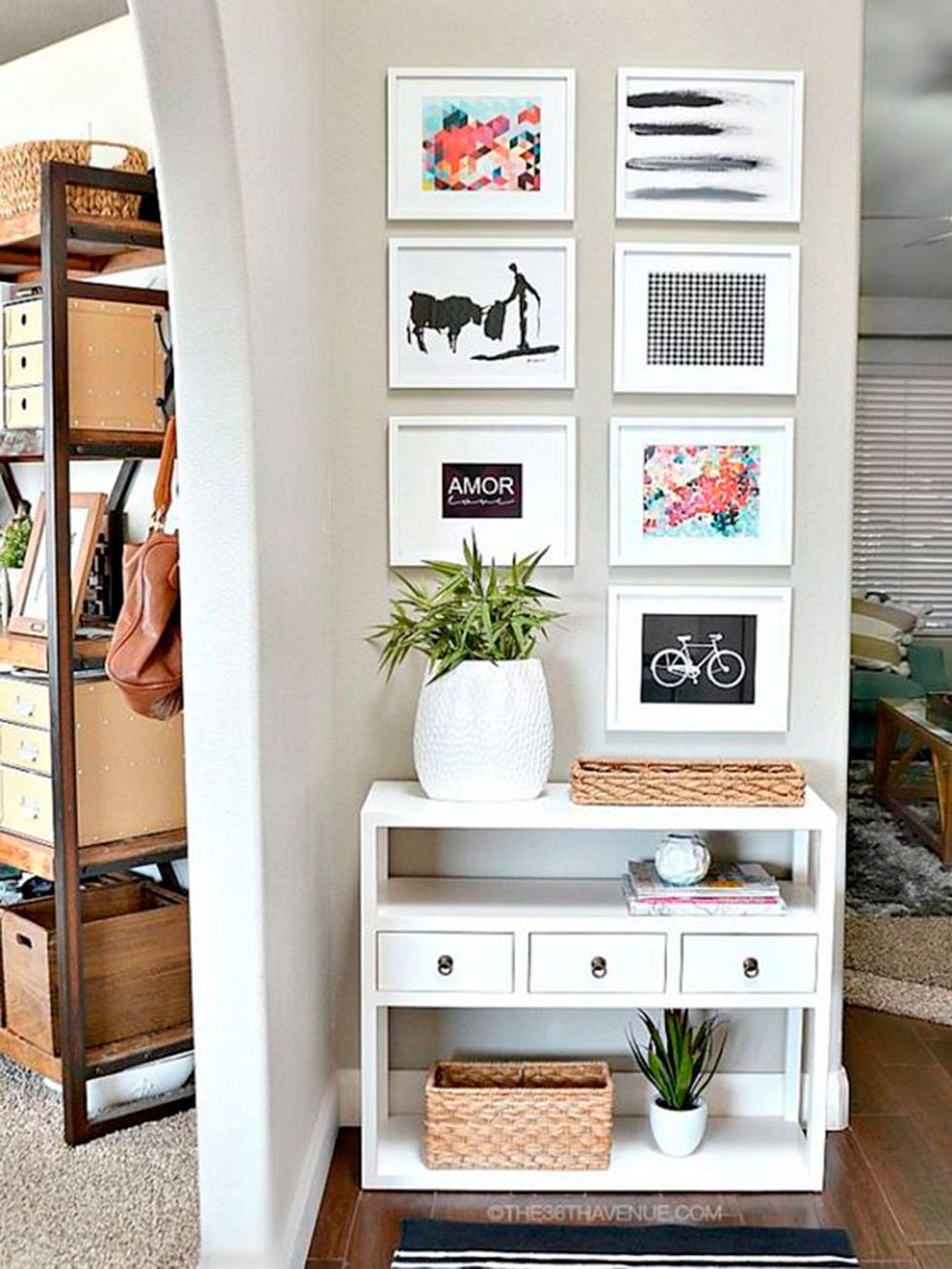 Ideas para decorar un recibidor pequeño y aprovechar el espacio