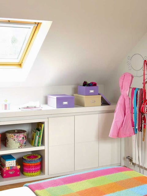 Room, Interior design, Pink, Flooring, Floor, Shelving, Purple, Magenta, Interior design, Home, 