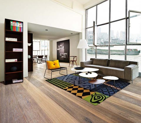 Wood, Floor, Flooring, Interior design, Room, Laminate flooring, Wood flooring, Hardwood, Ceiling, Couch, 