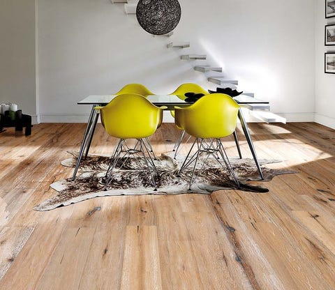 Wood, Floor, Flooring, Room, Yellow, Interior design, Hardwood, Wood flooring, Laminate flooring, Wall, 
