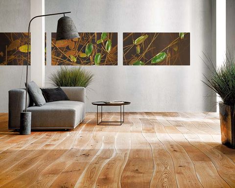 Wood, Floor, Flooring, Interior design, Hardwood, Wall, Wood flooring, Laminate flooring, Room, Couch, 