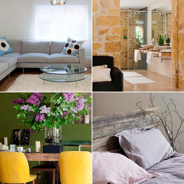 Furniture, Room, Living room, Interior design, Green, Yellow, Wall, Property, Home, Purple, 