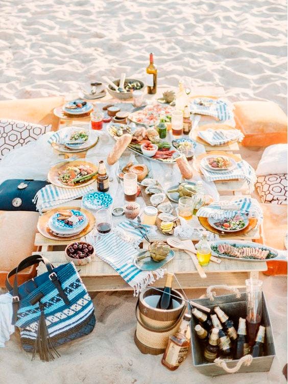 Picnic en la playa