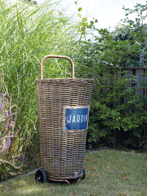 Shrub, Waste container, Garden, Yard, Basket, Cylinder, Storage basket, 