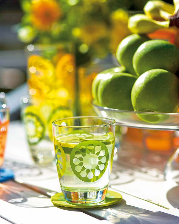vaso con limonada