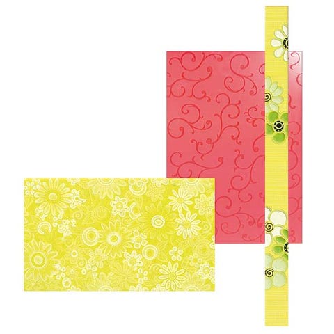 Yellow, Green, Pattern, Colorfulness, Rectangle, Paper product, Stationery, Peach, Paper, Square, 
